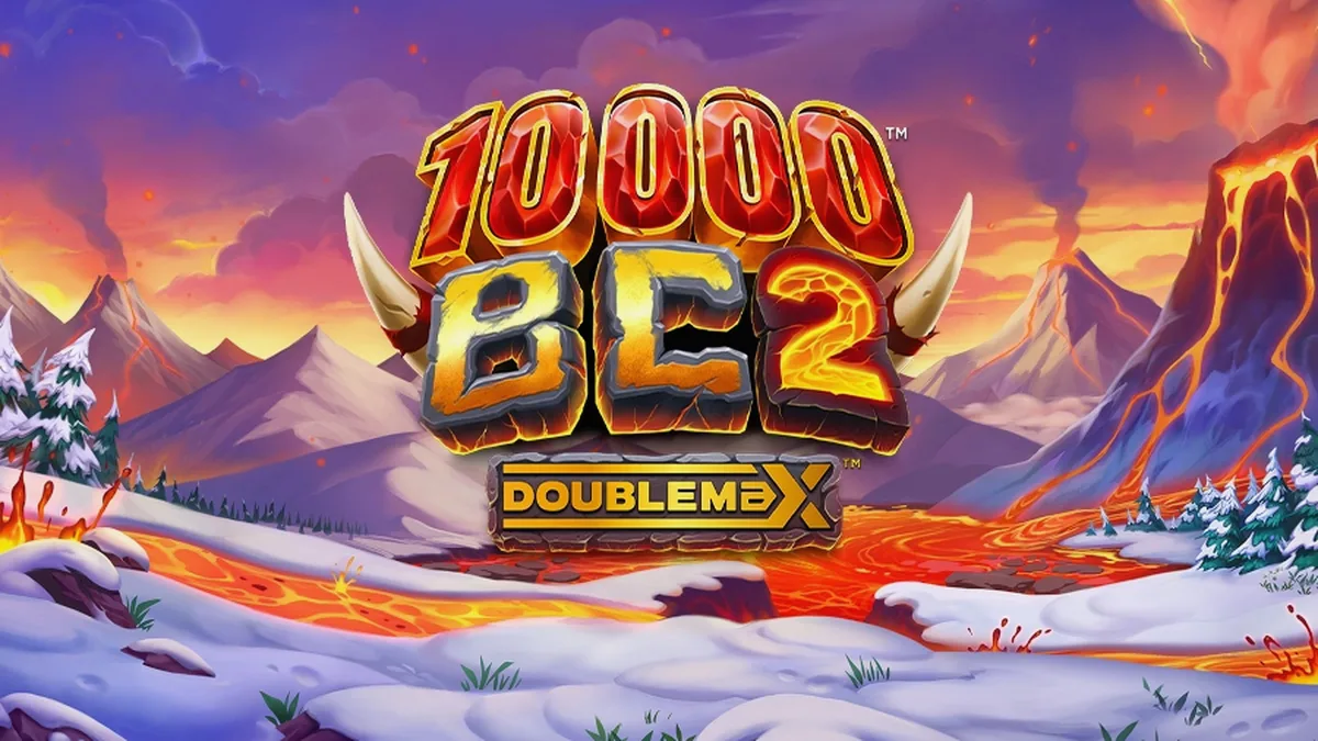 10000 BC DoubleMax 2 স্লট গেমের প্রিহিস্টোরিক থিম এবং রিল সেটআপ