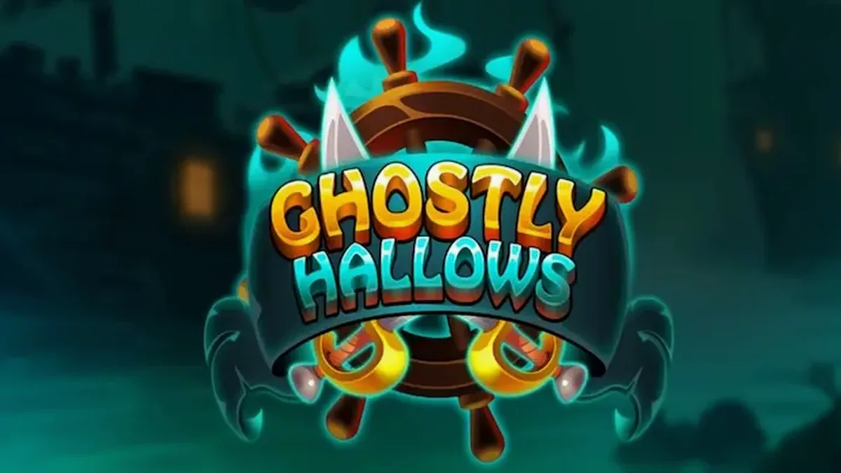 Ghostly Hallows স্লট গেমের একটি দৃশ্য যেখানে কঙ্কালসার জলদস্যু এবং ভূতুড়ে জাহাজের পরিবেশ ফুটে উঠেছে